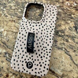 Loopy Case Apple IPhone 14 Pro Mocha Dots Phone Case